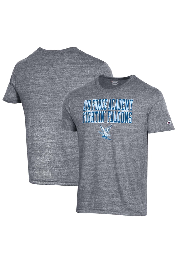 Men's Champion Gray Air Force Falcons Ultimate Triblend T-Shirt
