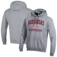 thumbnail image 1 of Men's Champion Gray Arkansas Razorbacks Team Fleece Pullover Hoodie, 1 of 3