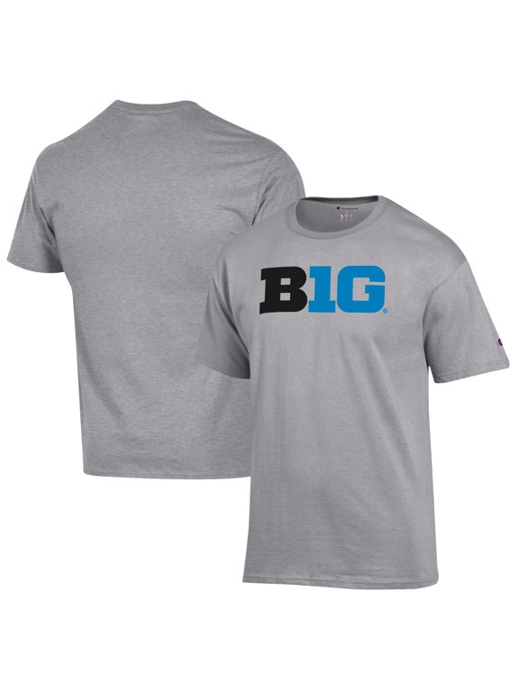 Men's Champion Gray Big Ten Gear Conference T-Shirt