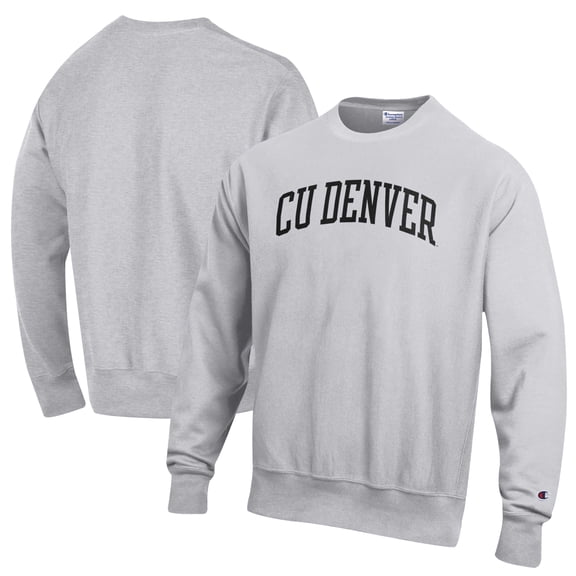 Men's Champion Gray CU Denver Lynx Reverse Weave Pullover Sweatshirt