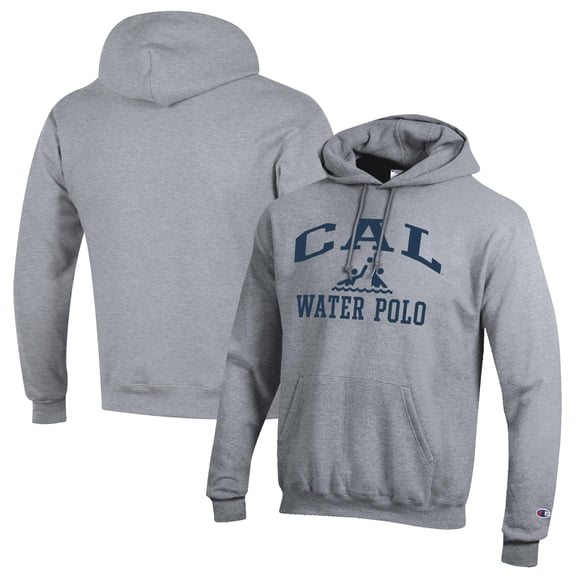 Men's-Champion  Gray Cal Bears Powerblend Pullover Hoodie
