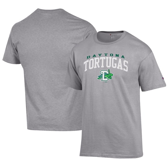 Men's Champion Gray Daytona Tortugas Jersey T-Shirt