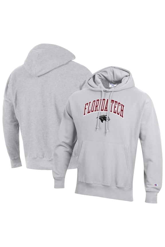 Men's Champion Gray Florida Tech Panthers Reverse Weave Hoodie
