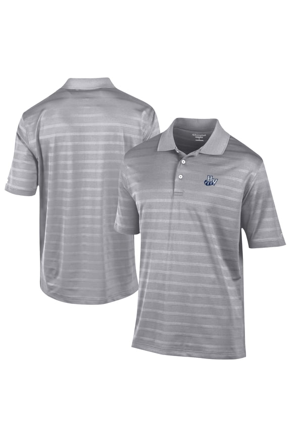 Men's Champion  Gray Hudson Valley Renegades Textured Solid Polo