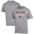 thumbnail image 1 of Men's Champion Gray Indiana Hoosiers Baseball Stack T-Shirt, 1 of 3