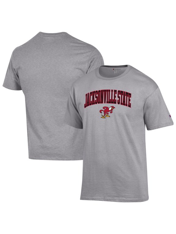 Men's Champion Gray Jacksonville State Gamecocks Campus T-Shirt