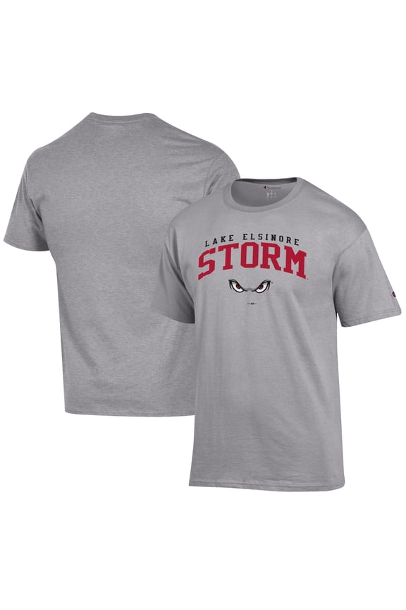 Men's Champion Gray Lake Elsinore Storm Jersey T-Shirt
