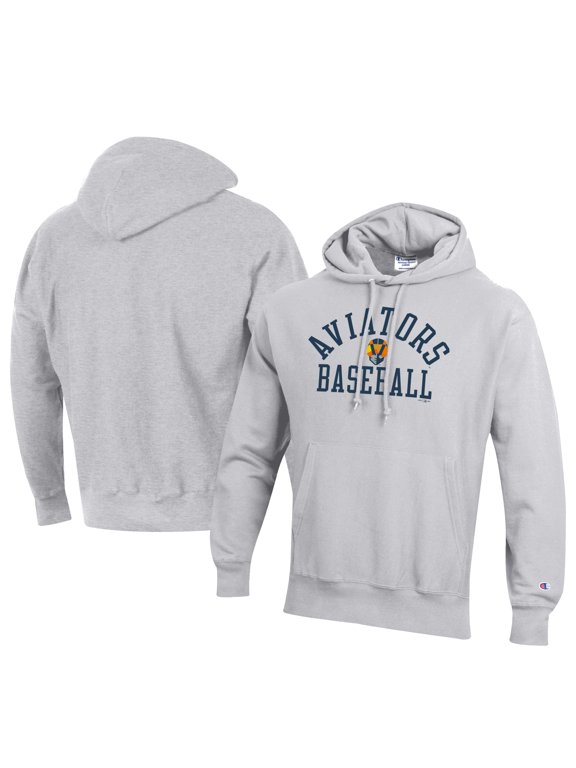 Men's Champion Gray Las Vegas Aviators Baseball Reverse Weave Pullover Hoodie