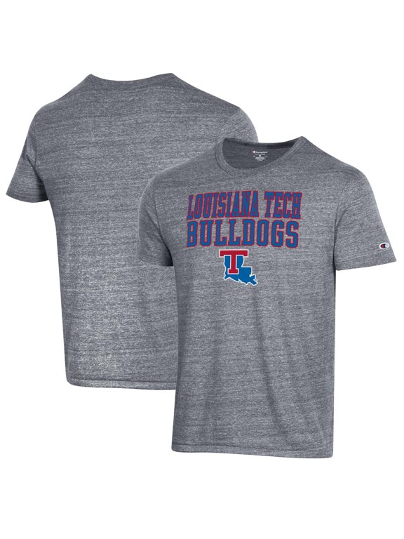 Men's Champion Gray Louisiana Tech Bulldogs Ultimate Triblend T-Shirt