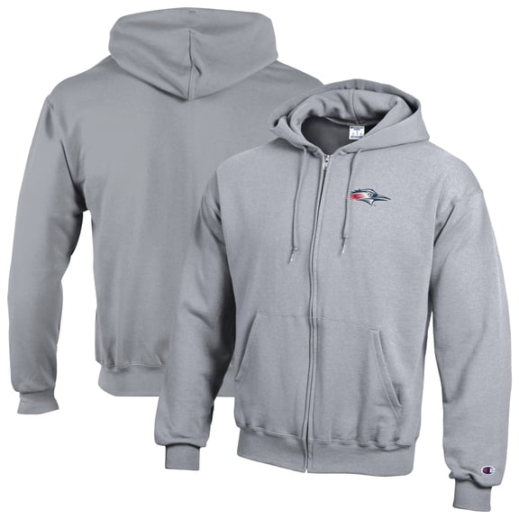 Men's Champion Gray MSU Denver Roadrunners Eco Powerblend Full-Zip Hoodie