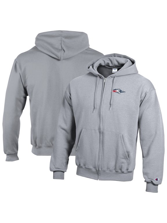 Men's Champion Gray MSU Denver Roadrunners Eco Powerblend Full-Zip Hoodie