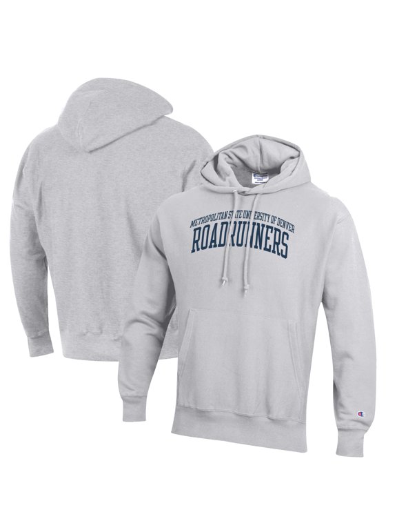 Men's Champion Gray MSU Denver Roadrunners Reverse Weave Pullover Hoodie