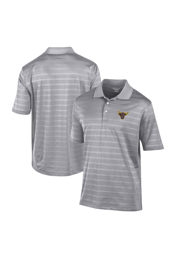 Men's Champion Gray Minnesota State University, Mankato Textured Solid Polo
