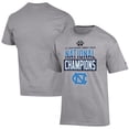 thumbnail image 1 of Men's Champion Gray North Carolina Tar Heels 2024 NCAA Women's Soccer National Champions Locker Room T-Shirt, 1 of 3