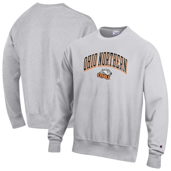 Men's Champion Gray Ohio Northern Polar Bears Reverse Weave Sweatshirt