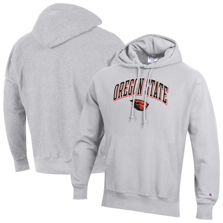 Men's Champion Gray Oregon State Beavers Reverse Weave Hoodie