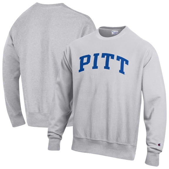 Men's Champion Gray Pitt Panthers Reverse Weave Fleece Sweatshirt