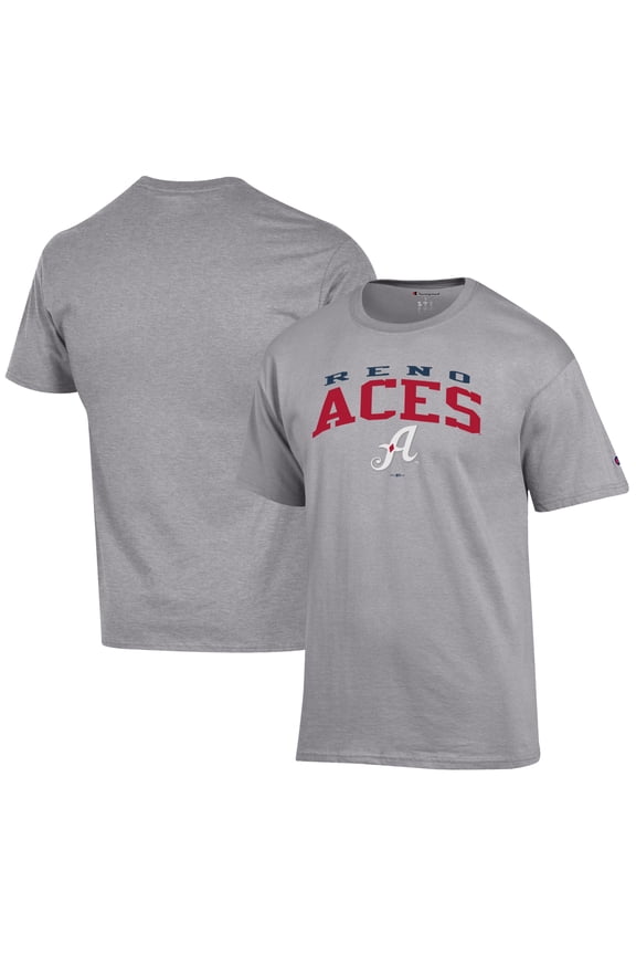 Men's Champion Gray Reno Aces Jersey T-Shirt