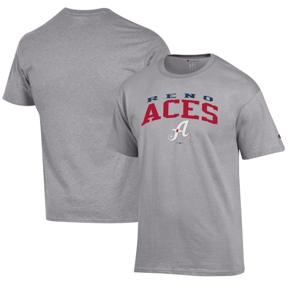 Men's Champion Gray Reno Aces Jersey T-Shirt