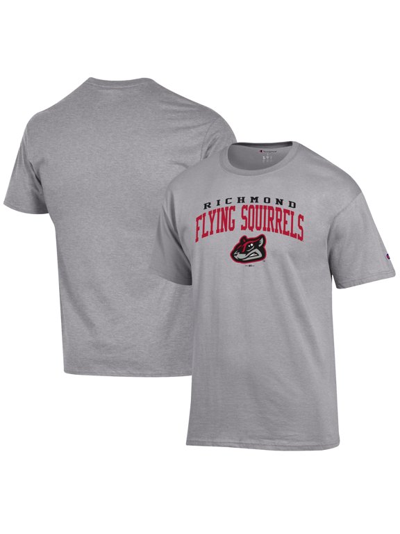 Men's Champion Gray Richmond Flying Squirrels Jersey T-Shirt