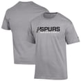 thumbnail image 1 of Men's Champion  Gray San Antonio Spurs Basketball Jersey Cotton T-Shirt, 1 of 3