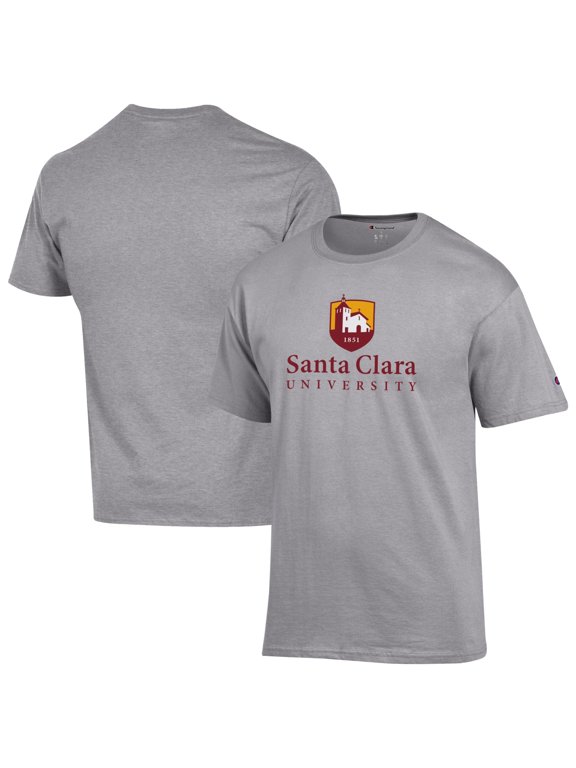 Men's Champion Gray Santa Clara Broncos T-Shirt