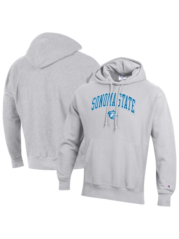 Men's Champion Gray Sonoma State Seawolves Reverse Weave Hoodie