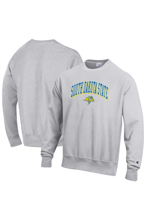Men's Champion Gray South Dakota State Jackrabbits Reverse Weave Sweatshirt