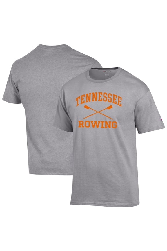 Men's Champion Gray Tennessee Volunteers Rowing Jersey T-Shirt