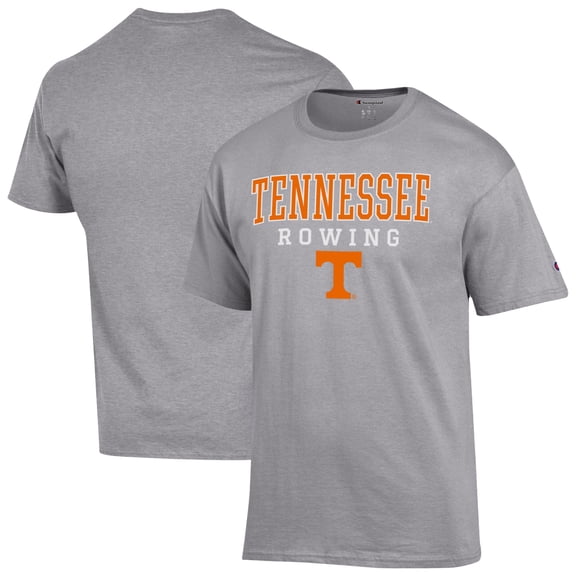 Men's Champion Gray Tennessee Volunteers Rowing Jersey T-Shirt