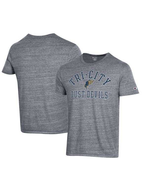 Men's Champion Gray Tri-City Dust Devils Ultimate Tri-Blend T-Shirt