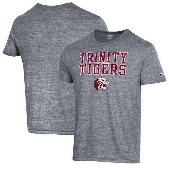 Men's Champion Gray Trinity Tigers Ultimate Triblend T-Shirt