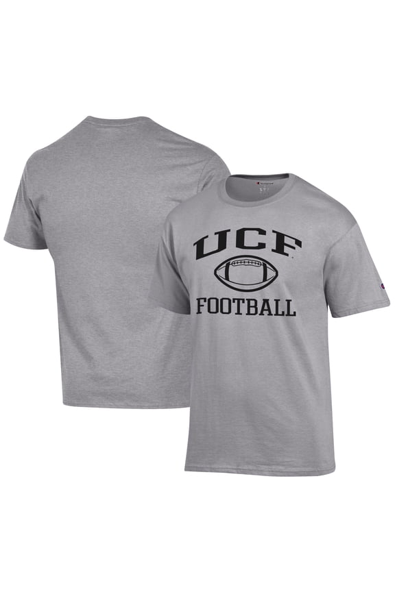 Men's Champion Gray UCF Knights Football Jersey T-Shirt