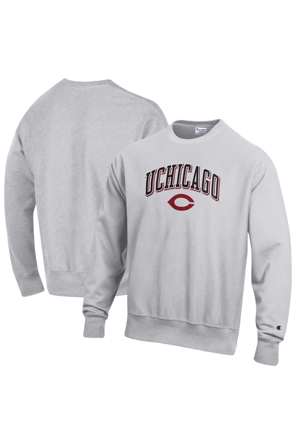 Men's Champion Gray UChicago Maroons Reverse Weave Sweatshirt