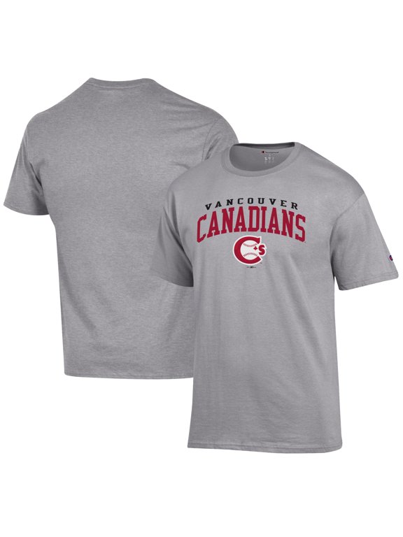 Men's Champion Gray Vancouver Canadians Jersey T-Shirt