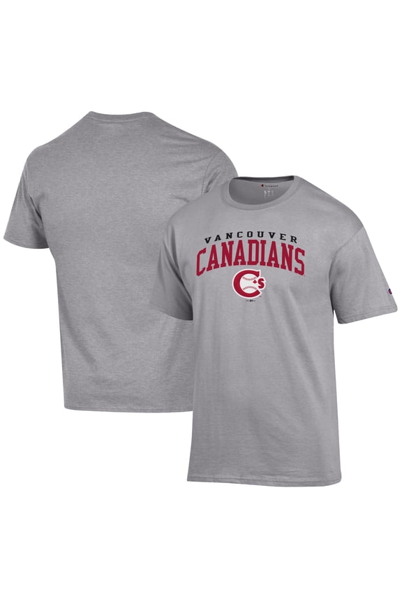 Men's Champion Gray Vancouver Canadians Jersey T-Shirt