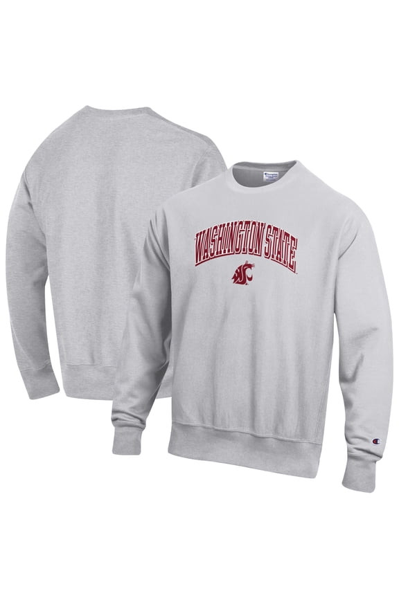 Men's Champion Gray Washington State Cougars Reverse Weave Sweatshirt