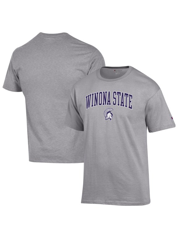 Men's Champion Gray Winona State Warriors Campus T-Shirt