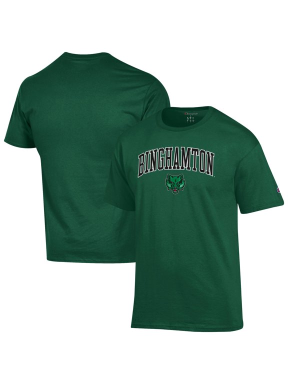 Men's Champion Green Binghamton Bearcats Campus T-Shirt