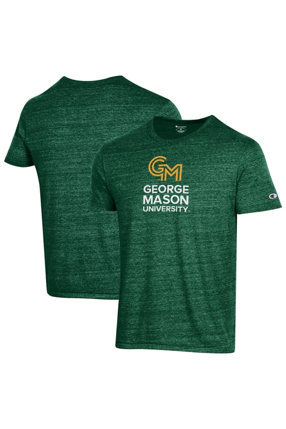 Men's Champion Green George Mason Patriots Ultimate Triblend T-Shirt