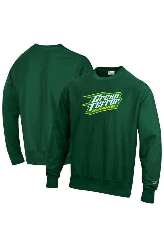 Men's Champion Green McDaniel Green Terror Reverse Weave Sweatshirt