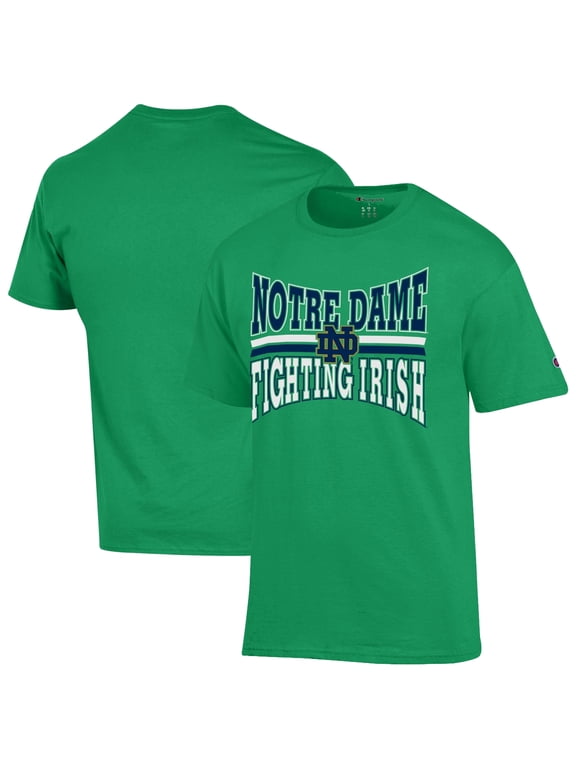 Men's Champion Green Notre Dame Fighting Irish Team Zoom T-Shirt