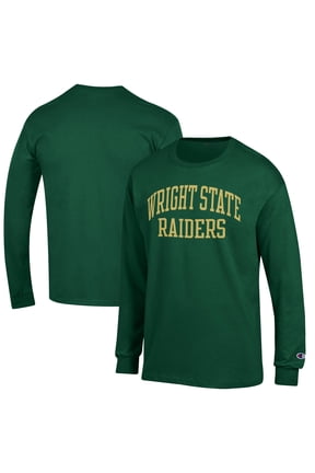 Men's Champion Green Wright State Raiders Jersey Long Sleeve T-Shirt