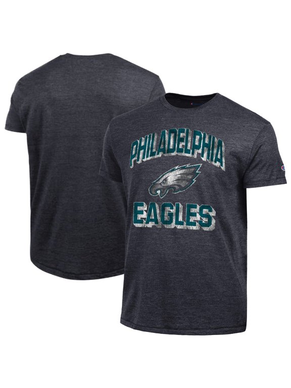 Men's Champion Heather Black Philadelphia Eagles Ultimate Tri-Blend T-Shirt