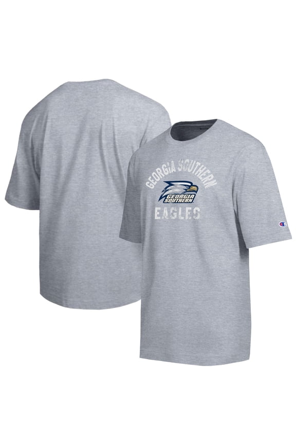 Men's Champion  Heather Gray Georgia Southern Eagles Weathered Team T-Shirt