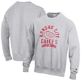 thumbnail image 1 of Men's Champion  Heather Gray Kansas City Chiefs Reverse Weave Fleece Pullover Sweatshirt, 1 of 6