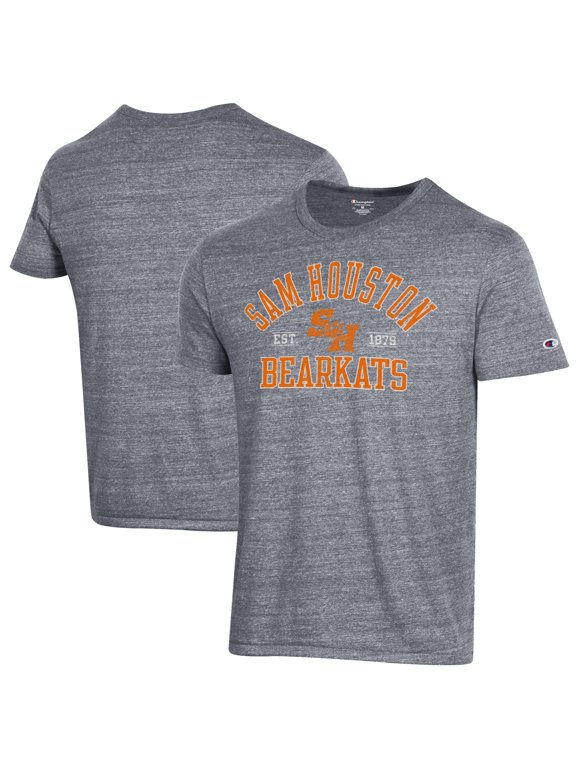 Men's Champion Heathered Gray Sam Houston State Bearkats Ultimate Tri-Blend T-Shirt