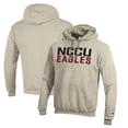 thumbnail image 1 of Men's Champion Heathered Oatmeal North Carolina Central Eagles Eco Powerblend Pullover Hoodie, 1 of 3