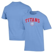 Mens Champion Light Blue Tennessee Titans Arch Over Logo T-Shirt