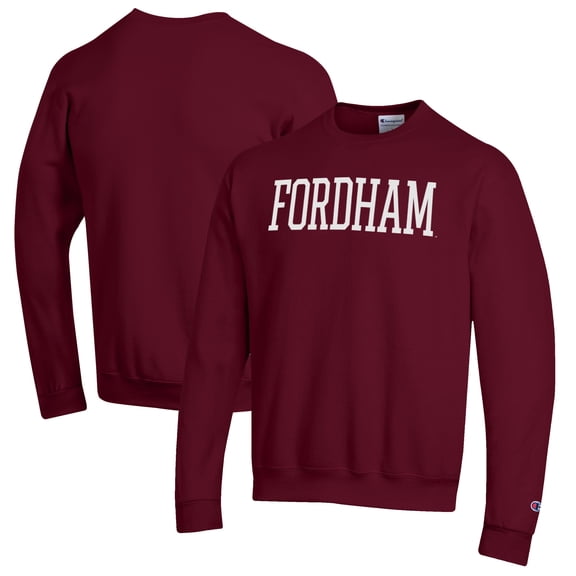 Men's Champion Maroon Fordham Rams Eco Powerblend Crewneck Sweatshirt